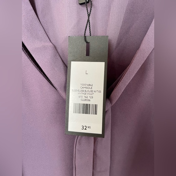 NWT Dynamite Camisole Sleeveless Blouse with Ties - Picture 4 of 7